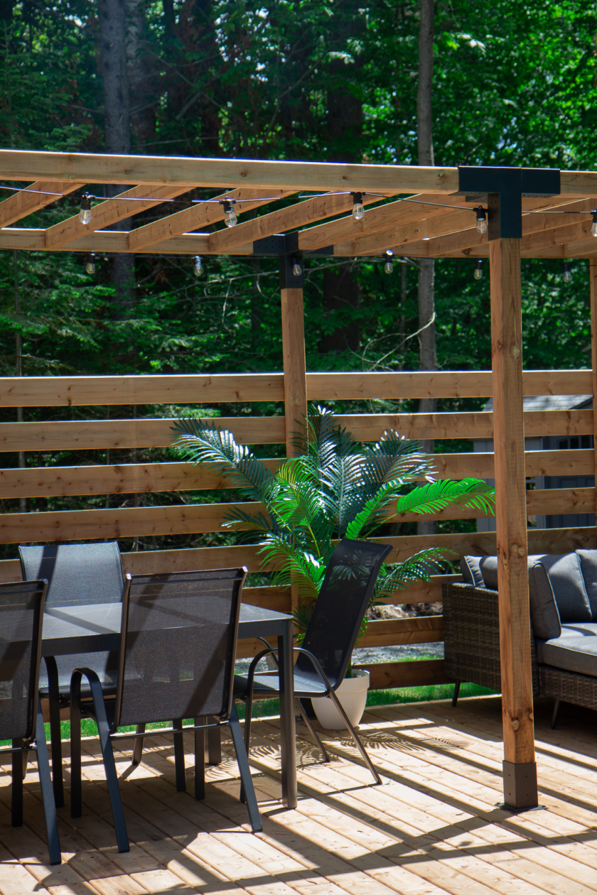 Détente sous pergola